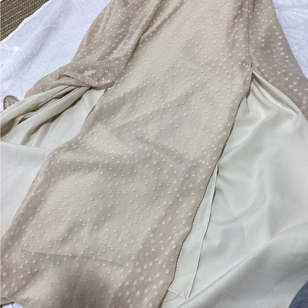 NWT Astr Cream High Low Dress - Picture 10 of 13